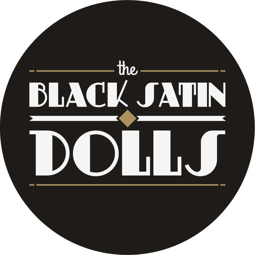 Logo Black Satin Dolls